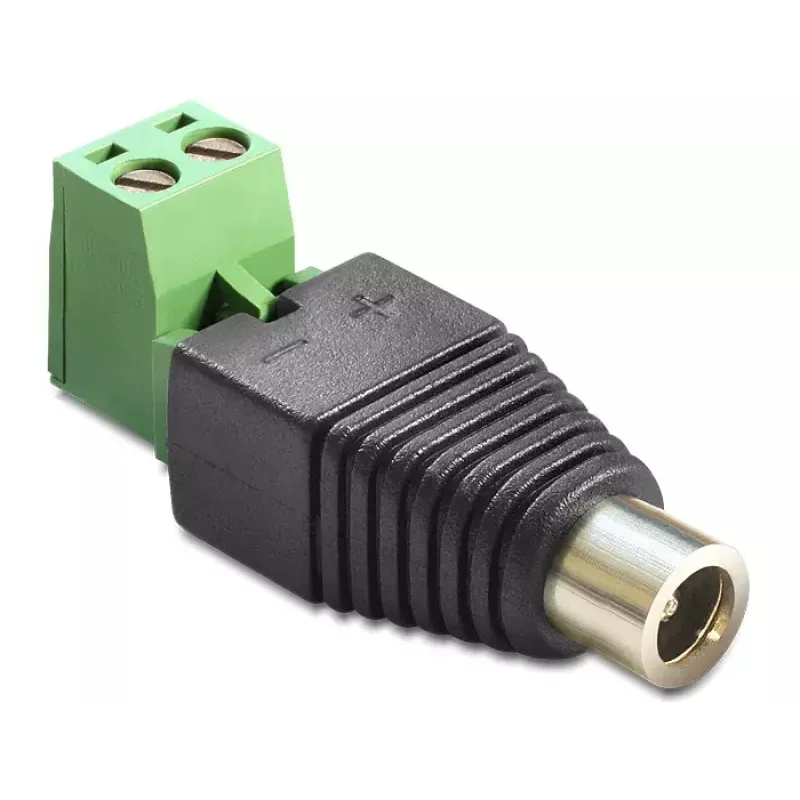 Cambia-sesso per cavo DeLOCK 65423 DC 2.1 x 5.5 mm 2p nero verde