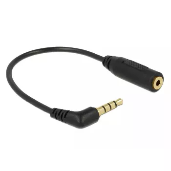 Cavo audio DeLOCK 0,175 m 3,5 mm/2,5 mm nero