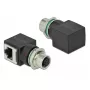 Adattatore per cavo DeLOCK 66314 M12 RJ45 nero