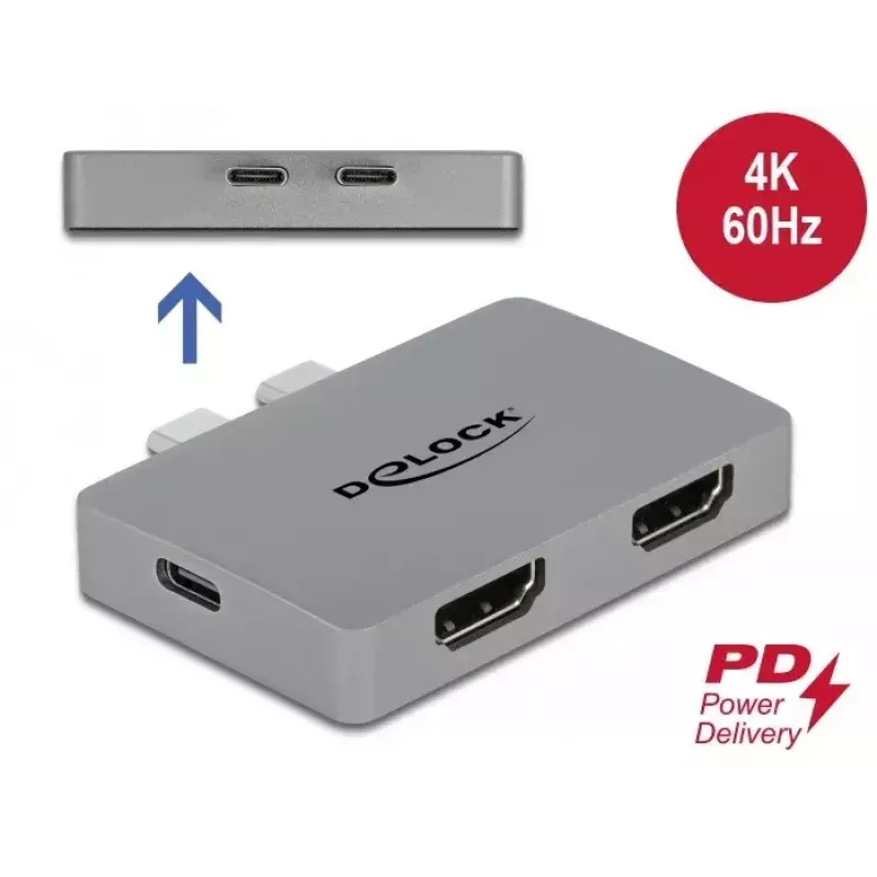 Adattatore dual HDMI DeLOCK 64123 per MacBook
