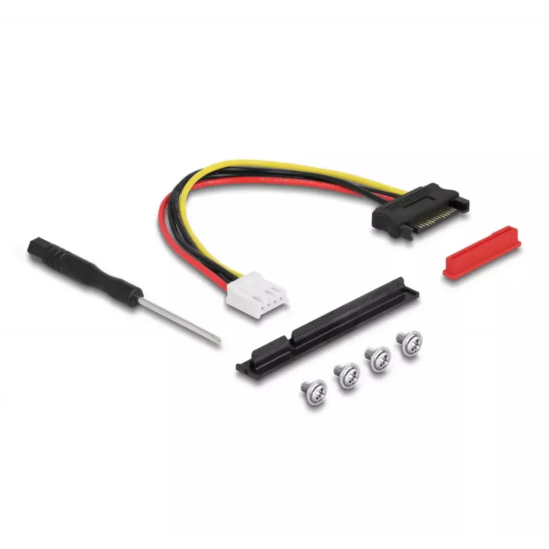 Adattatore DeLOCK M.2 Key A+E a PCIe x8 NVMe piegato con cavo da 20 cm