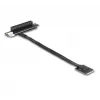 Adattatore DeLOCK M.2 Key A+E a PCIe x8 NVMe piegato con cavo da 20 cm