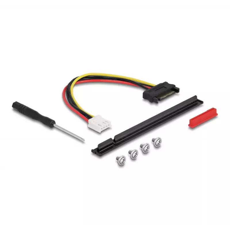 Adattatore DeLOCK M.2 Key A+E a PCIe x16 NVMe piegato con cavo da 20 cm