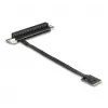 Adattatore DeLOCK M.2 Key A+E a PCIe x16 NVMe piegato con cavo da 20 cm