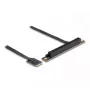 Adattatore DeLOCK M.2 Key A+E a PCIe x16 NVMe piegato con cavo da 20 cm