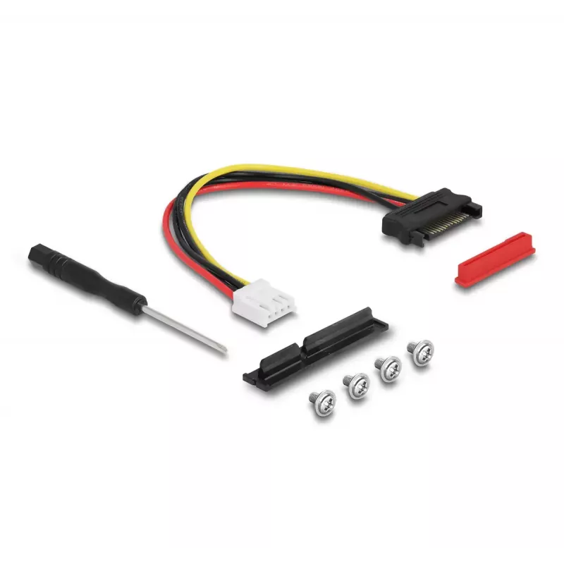 Adattatore DeLOCK M.2 Key A+E a PCIe x4 NVMe piegato con cavo da 20 cm