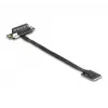 Adattatore DeLOCK M.2 Key A+E a PCIe x4 NVMe piegato con cavo da 20 cm