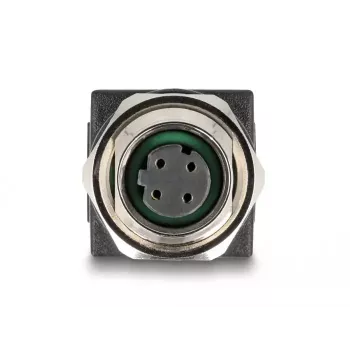 Adattatore DeLOCK M12 codifica D 4 poli femmina a RJ45 femmina dritto
