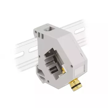 Modulo Keystone DELOCK 87162 — morsetto a morsetto, grigio/bianco, 60,1 × 59,4 × 21,6 mm