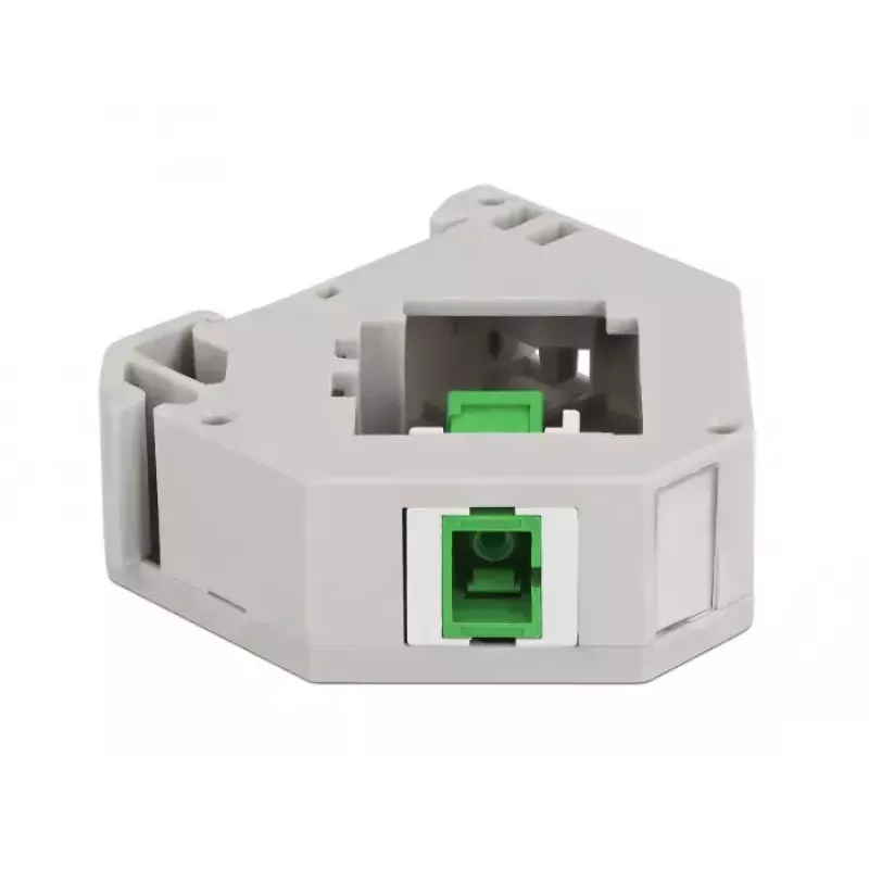 Modulo Keystone DELOCK 87165 — adattatore SC a SC, verde/grigio/bianco, 60,1×59,4×21,6 mm