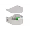 Modulo Keystone DELOCK 87165 — adattatore SC a SC, verde/grigio/bianco, 60,1×59,4×21,6 mm