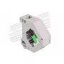 Modulo Keystone DELOCK 87165 — adattatore SC a SC, verde/grigio/bianco, 60,1×59,4×21,6 mm