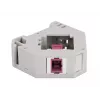 Delock 87182 Modulo Keystone per guida DIN adattatore SC Simplex, viola
