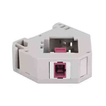 Delock 87182 Modulo Keystone per guida DIN adattatore SC Simplex, viola