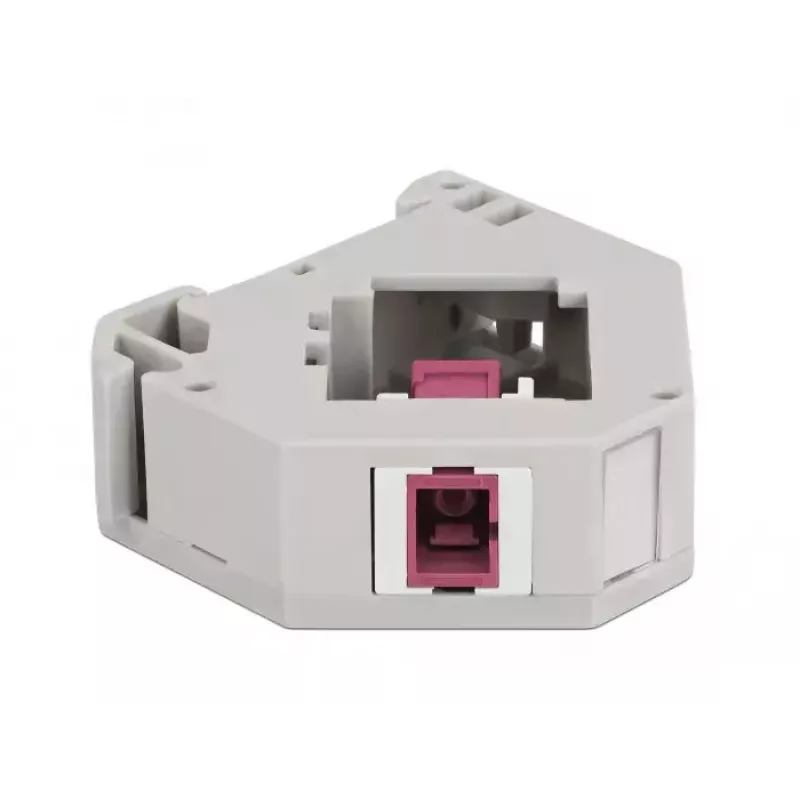 Delock 87182 Modulo Keystone per guida DIN adattatore SC Simplex, viola