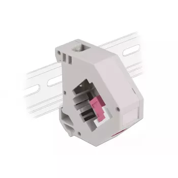 Delock 87182 Modulo Keystone per guida DIN adattatore SC Simplex, viola