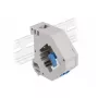 Modulo Keystone DELOCK 87189 — LC a LC duplex, colori blu/grigio/bianco, 60,1×59,4×21,6 mm