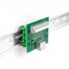 DeLOCK RJ50 femmina a morsettiera con pulsante per guida DIN