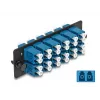 Pannello adattatore in fibra ottica DeLOCK LC duplex UPC 12 porte blu