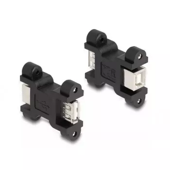 Adattatore DeLOCK USB 2.0 Type-A femmina su Type-B femmina con connessione a vite