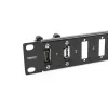 Pannello DeLOCK 19 pollici per adattatori 16 porte nero montaggio rack 1U