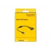Cavo DeLOCK 61061 PS/2 0,43 m 2x 6 pin Mini-DIN USB A nero