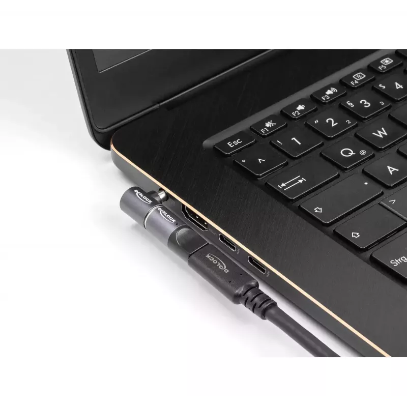 Adattatore per cavo DeLOCK 80788 Dell 7,4 x 5,0 mm 8 pin antracite