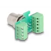 Adattatore modulo di trasferimento DeLOCK M12 8 poli codifica A femmina su morsettiera a 9 poli