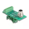 Adattatore modulo di trasferimento DeLOCK M12 8 poli codifica A femmina su morsettiera a 9 poli