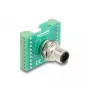 Adattatore modulo di trasferimento DeLOCK M12 17 poli codifica A maschio su morsettiera a 18 poli