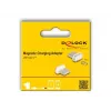 DeLOCK 66588 gender changer per cavo magnetico USB-C oro bianco
