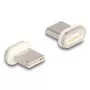 DeLOCK 66588 gender changer per cavo magnetico USB-C oro bianco