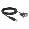 DeLOCK 67382 adattatore seriale USB 2.0 a RS-232 DB9 1,8 m