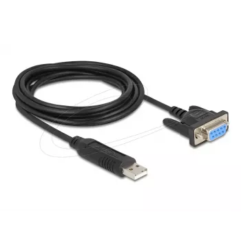 DeLOCK 67382 adattatore seriale USB 2.0 a RS-232 DB9 1,8 m