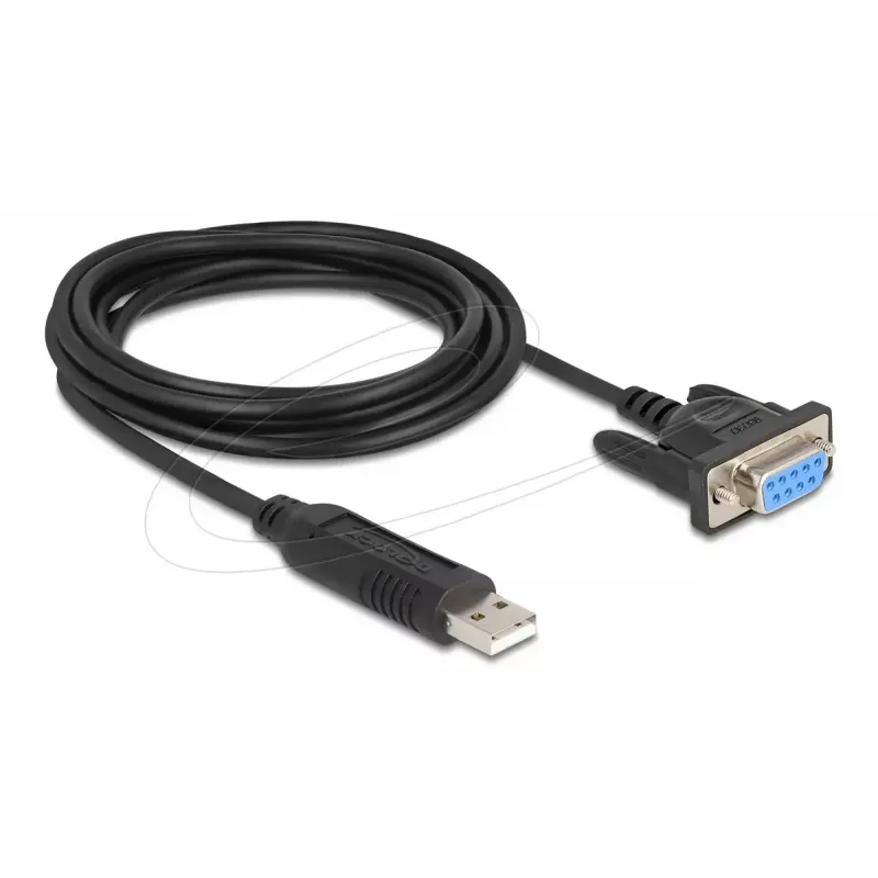 DeLOCK 67382 adattatore seriale USB 2.0 a RS-232 DB9 1,8 m