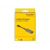 DeLOCK 66248 adattatore cavo RJ-45 USB C grigio 0,09m
