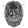 Livall MT1 Neo casco da bicicletta MTB Bluetooth, 58-62 cm, LED/SOS/Intercom, rosso (MT1NEO-L-RED)