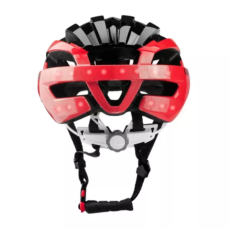 Livall MT1 Neo casco da bicicletta MTB Bluetooth, 58-62 cm, LED/SOS/Intercom, rosso (MT1NEO-L-RED)