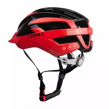 Casco a calotta Livall MT1 Neo nero guscio rigido Gloss