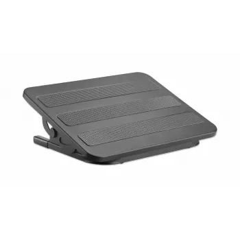 Manhattan poggiapiedi, aumento di comfort e produttività sotto la scrivania, inclinabile 300 x 380 mm, superficie gommata, nero, garanzia a vita