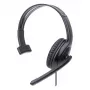 Manhattan headset mono over-ear (USB), braccio microfono (imbottito), confezione retail, archetto regolabile, telecomando sul cavo, cuscinetti auricolari, USB-A per audio e microfono, cavo 1,5 m, tre anni di garanzia