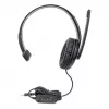 Manhattan headset mono over-ear (USB), braccio microfono (imbottito), confezione retail, archetto regolabile, telecomando sul cavo, cuscinetti auricolari, USB-A per audio e microfono, cavo 1,5 m, tre anni di garanzia