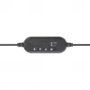 Manhattan headset mono over-ear (USB), braccio microfono (imbottito), confezione retail, archetto regolabile, telecomando sul cavo, cuscinetti auricolari, USB-A per audio e microfono, cavo 1,5 m, tre anni di garanzia