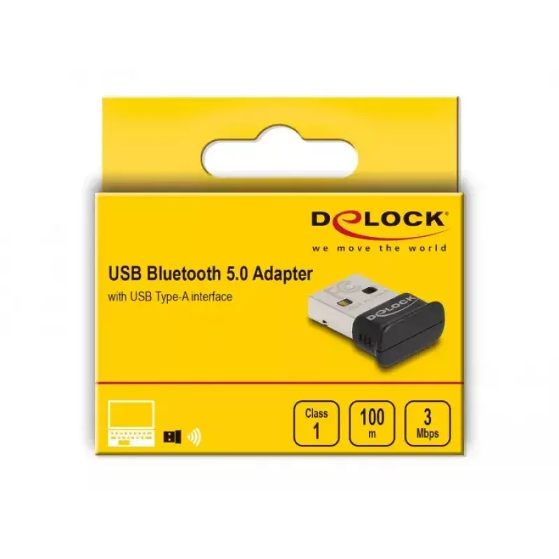 Scheda di rete DeLOCK 61024 Bluetooth 3 Mbit/s wireless USB