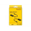 DeLOCK 61026 adattatore di genere per cavi USB-C su RJ45 nero