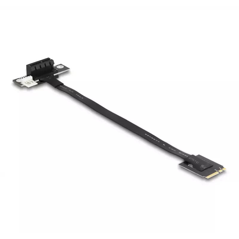 DeLOCK adattatore M.2 Key A+E su PCIe x1 NVMe ad angolo 20 cm cavo