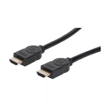 Manhattan cavo HDMI 8K@60Hz con Ethernet, 2 m, certificato, adatto a TUTTE le applicazioni 8K, 4K e 1080p/HD – ora aggiorna o sii pronto quando ti serve, maschio su maschio, nero, 4K@120Hz, garanzia a vita, Ultra High Speed