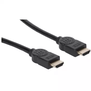 Manhattan cavo HDMI 8K@60Hz con Ethernet, 2 m, certificato, adatto a TUTTE le applicazioni 8K, 4K e 1080p/HD – ora aggiorna o sii pronto quando ti serve, maschio su maschio, nero, 4K@120Hz, garanzia a vita, Ultra High Speed