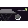 Scrivania gaming Techly per PC con bordo ergonomico smussato nero