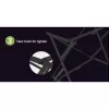 Scrivania gaming Techly per PC con bordo ergonomico smussato nero